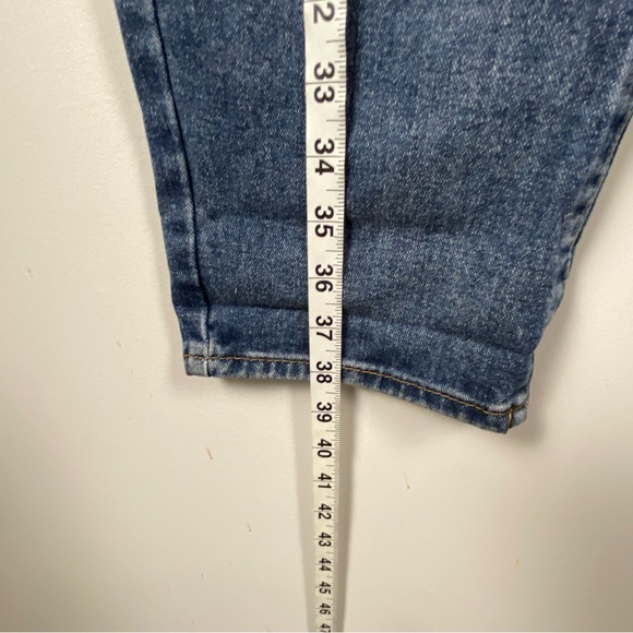 Blue Savvy Denim Y2K Womens Two Tone Blue Hi Rise Jeans Size 5/27 - Picture 6 of 12